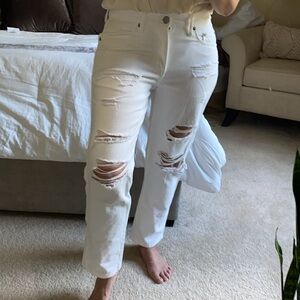 Aeropostale Boyfriend Cut Distressed Jeans
